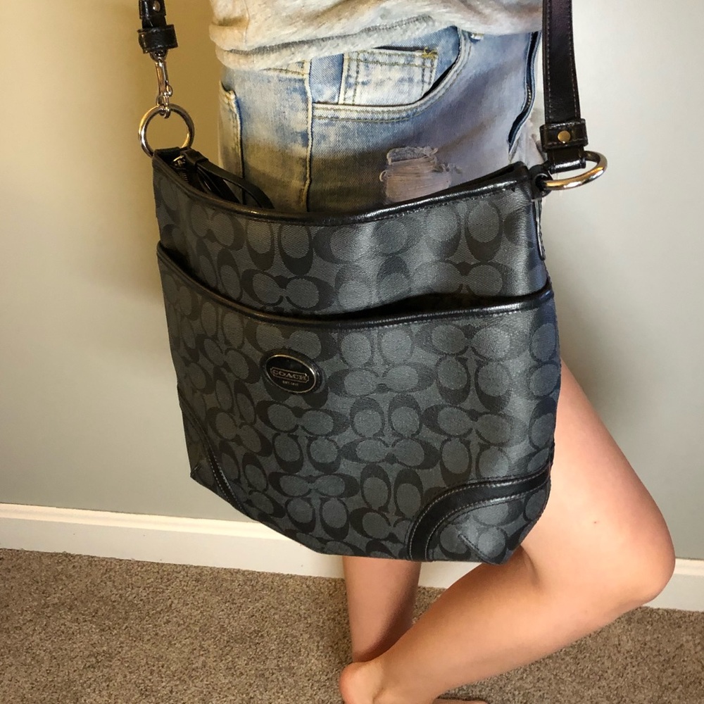 Black Medium-Sized Coach Purse
